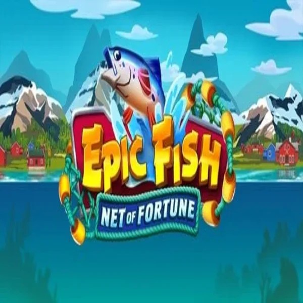 Slots logo of Epic Fish Net of Fortune from Quickspin at Vulkan Vegas Casino