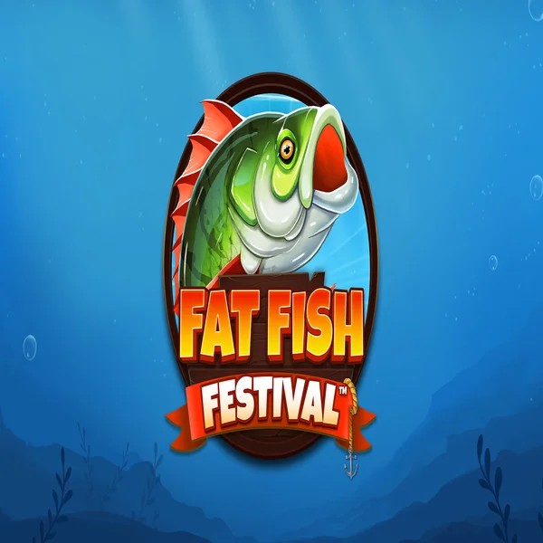 Fat Fish Festival slot logo by Wishbone Games at Vulkan Vegas Casino